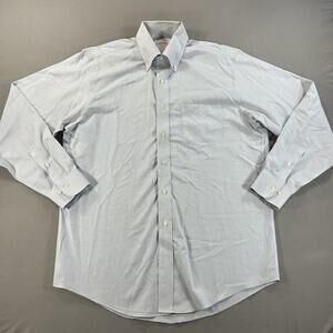 Brooks Brothers 346 Shirt 15 4/5 Button Up White Regular Fit Non Iron Casual